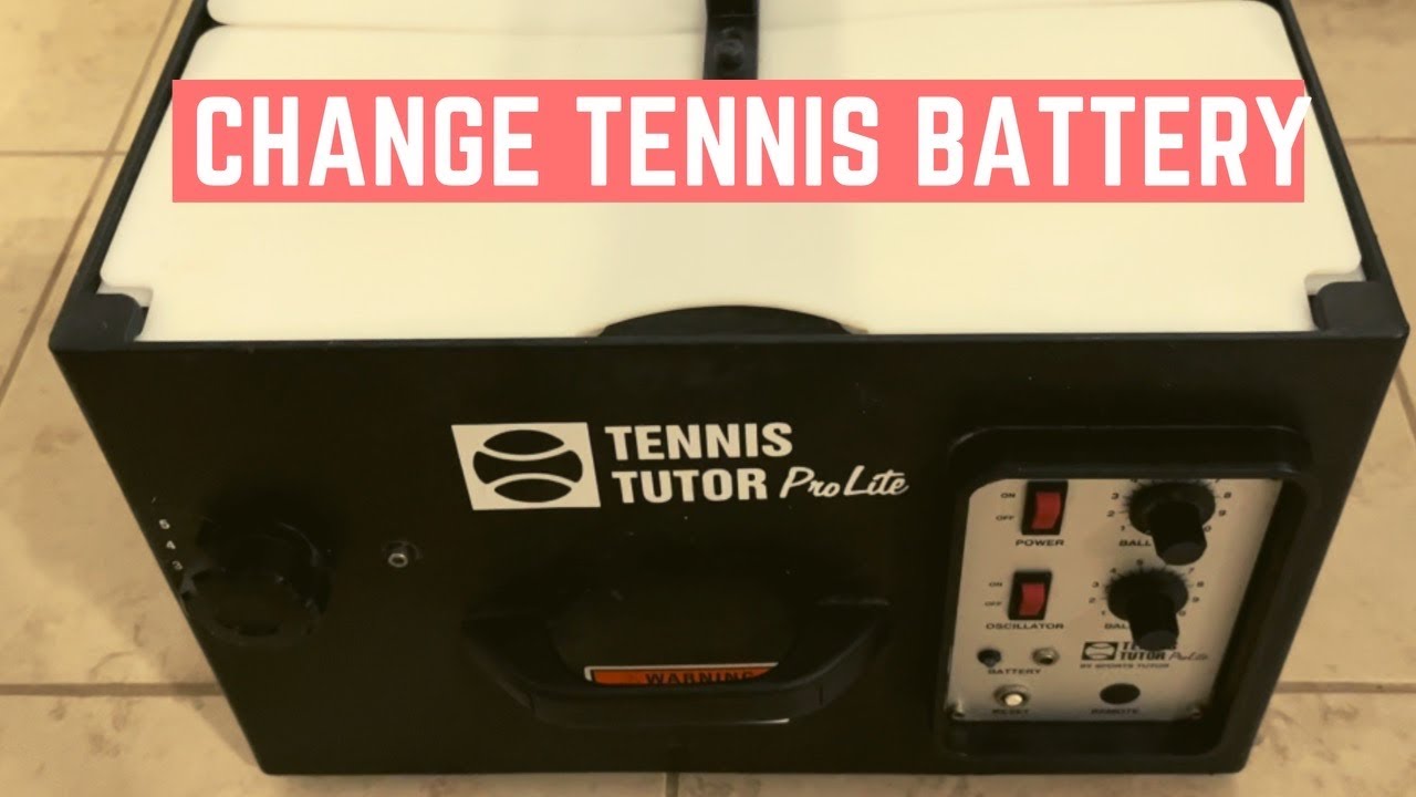 Tennis tutor prolite ball machine review   YouTube