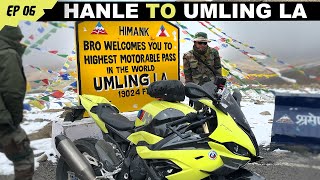 INDIA's only BMW m1000rr replica to reach UMLING LA !! Highest Motorable road in the WORLD