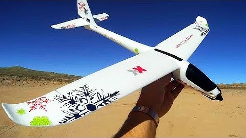 XK A800 RTF Four Channel Stabilized RC Glider Plane Flight Test Review