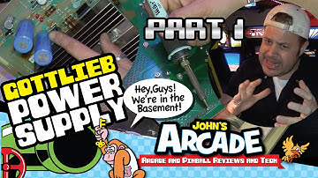 PART 1 - Gottlieb Q*Bert Mad Planets Arcade Power Supply Rebuild - Krull, Reactor, Qubes - Switching