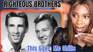 FIRST TIME REACTING ON THE RIGHTEOUS BROTHERS - JUSTINE