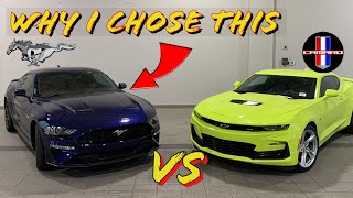 Why I Chose the Mustang GT over the Camaro SS.. This was tough!