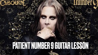 How to play Patient number 9 Ozzy Osbourne on guitar