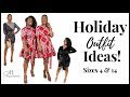 Holiday Outfits Ideas 2021 | Size 4 & Size 14 | Women Over 40