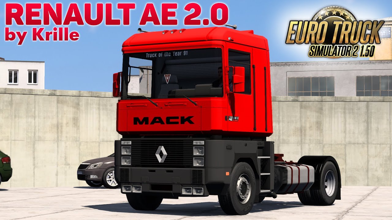 RENAULT AE 2.0 by Krille🚚ДЕТАЛЬНЫЙ ОБЗОР МОДА ETS 2 1.50
