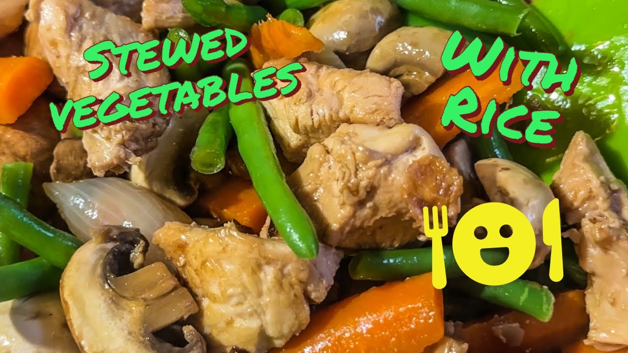 Stewed vegetables..with Rice - YouTube