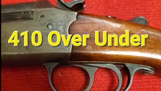 Rare Stevens 240 410 Over Under Shotgun Tenite hand guard replaced Savage 24 22