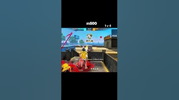 1v4 clutch,m500 #shorts #freefire #ytshorts #trending #shortvideo #shortsfeed #raistar #hacker