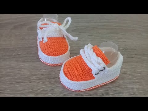 DIY Zapatos a crochet para bebé - Patrones
