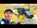 Driving the Amazon Custom Delivery Vehicle!
