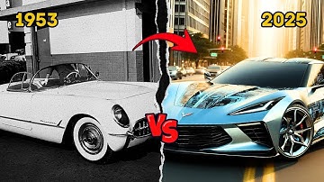 Chevrolet Corvette Evolution (1953–2025) | All Generations C1 to C8 Transformation
