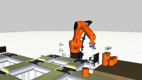KUKA.sim Project (FIFO Sorting Algorithm)