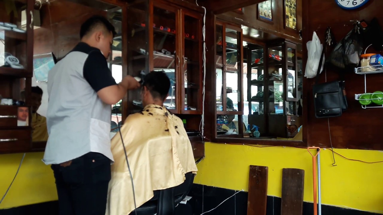 Tutorial cukur rambut  orang tua model  anak  muda  YouTube