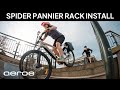 Spider pannier rack  step by step installation