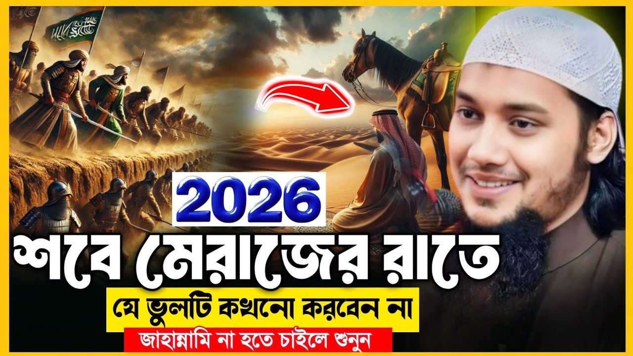 শবে মেরাজের রাতে যে ভুলটি কখনো করবে না।আবু তুহা মুহাম্মাদ আদনান।কান্নার ওয়াজ।
