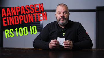 Adjusting the top and bottom positions of the Somfy RS100 IO - here