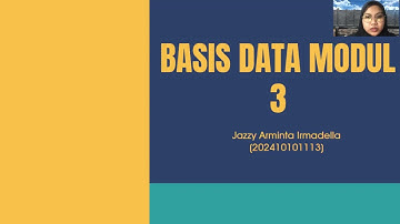 Presentasi Tugas Basis Data Modul 3