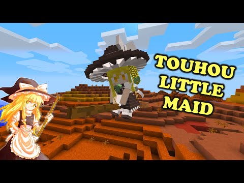 Touhou In Minecraft Touhou Little Maid Mod Showcase 1 12 2 Youtube