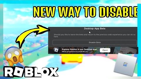 *PATCHED* HOW TO DISABLE ROBLOX BETA APP (REMOVE/DELETE/DISABLE IT) ||| ROBLOX NEW UPDATE.