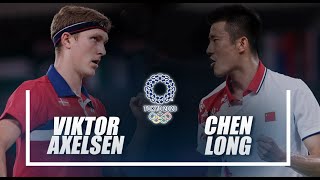 Full trận | Chung kết Olympic 2020 - kịch tính cầu lông đơn nam Viktor Axelsen vs Chen Long