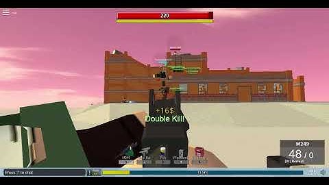 R2DA + M249 and Uzi (ROBLOX Montage)