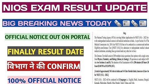 nios result 2022|nios result 2022 april|nios results|nios latest news today 2022|nios result 2022