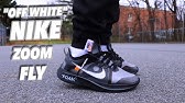 vertical semilla Contador OFF WHITE Nike Zoom Fly Tulip Pink Review & On Feet - YouTube