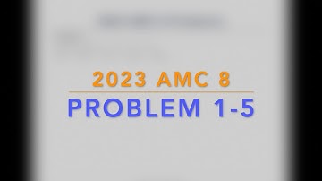 2023 amc8 problem 1 - 5