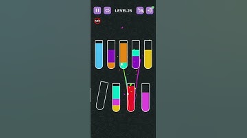 water sort puzzle level:#28 walkthrough game and playthrough game