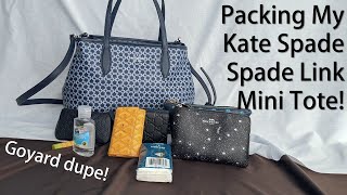 spade link tote