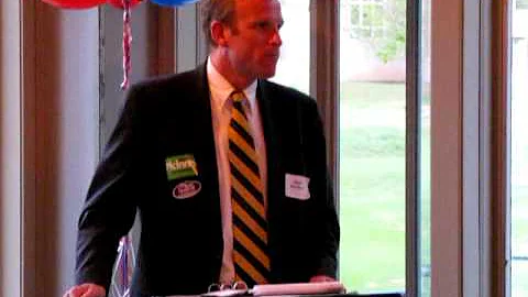 District Attorney - Mark Hurlbert speaks at the Ea...