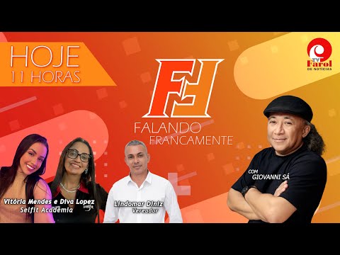 FALANDO FRANCAMENTE - com LINDOMAR DINIZ, DIVA LOPEZ E VITÓRIA MENDES - 08/05/2025