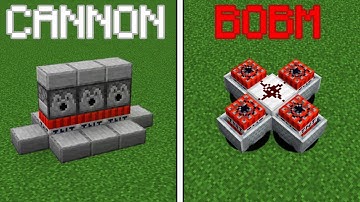 Minecraft: 5+ Bomb Build Hacks!