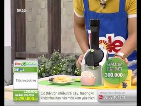 Hướng dẫn sử dụng máy làm kem YONANAS