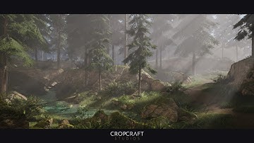 Unreal Engine 5 - Frostscape Forest Environment with Real-Time Snow Control & Pivot Paint 2.0