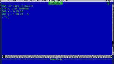 Qbasic for next (loop)