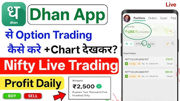 Dhan App Me Option Trading Kaise Kare | Dhan App Option Trading | How To Use Dhan App | Dhan App