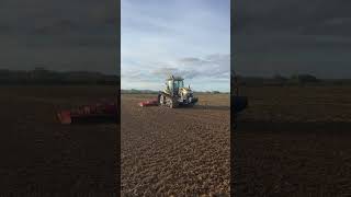 The pure power of the CAT 🐈 🚜🌾 #farmequipment