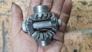 HOW TO MAKE MINI DIFFERENTIAL GEAR BOX