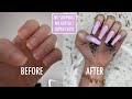 DOING MY OWN NAILS AT HOME! *SO EASY*