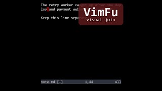 VimFu — Visual Join