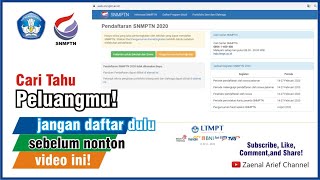 Jangan Daftar SNMPTN Dulu! Lihat Peluangmu!