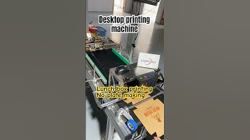 Digital printing machine, color, paper lunch box, #onepass#printing #factory #smallbusiness #shorts