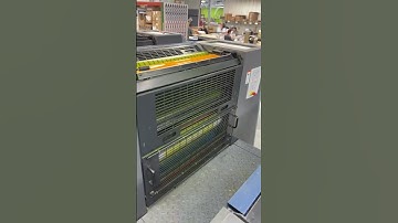 Inside look of our SM74 #printshop #heidelberg #speedmaster #offsetprinting #offsetprintingmachine