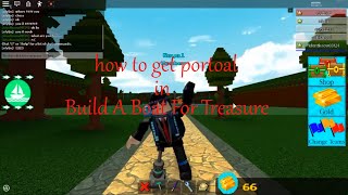 how to get portal in Build A Boat For Treasure (ROBLOX)