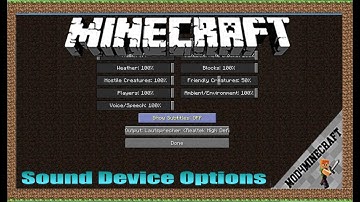Sound Device Options Mod 1.16.5/1.15.2/1.12.2 & Tutorial Downloading And Installing For Minecraft