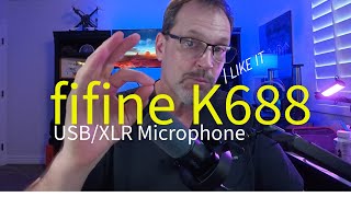 FIFINE K688 USB/XLR Microphone @DadRandom