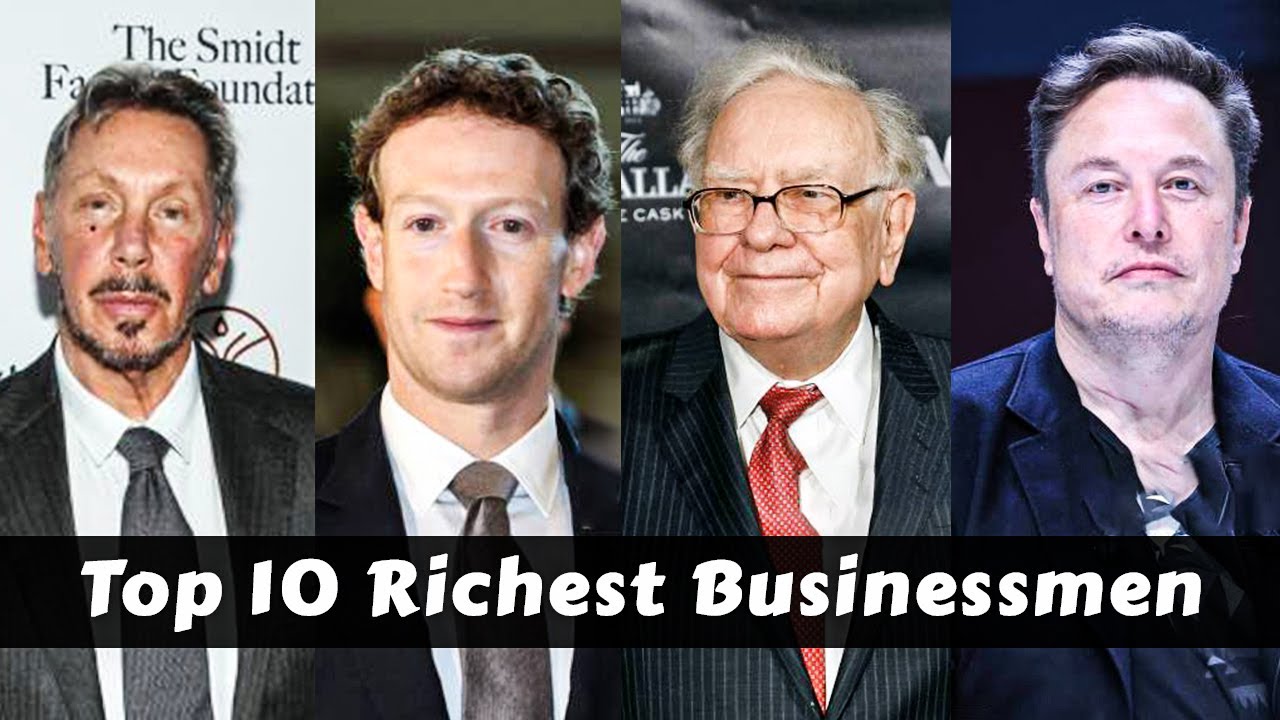 Top 10 Richest Businessmen in the World 2024#richestperson #elonmusk#