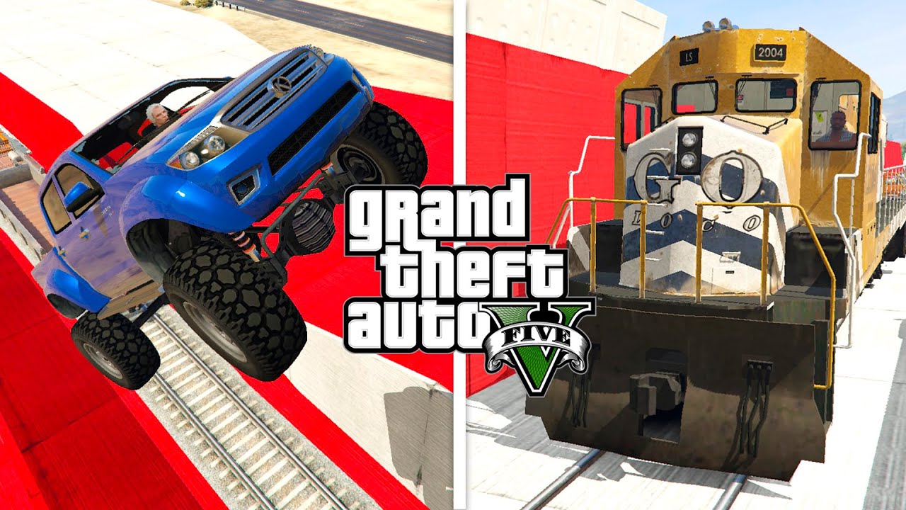 Dansk GTA V: Pas på TOGET!