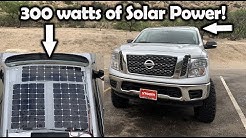 300 Watts of Solar Power installed on my Bug Out Vehicle!